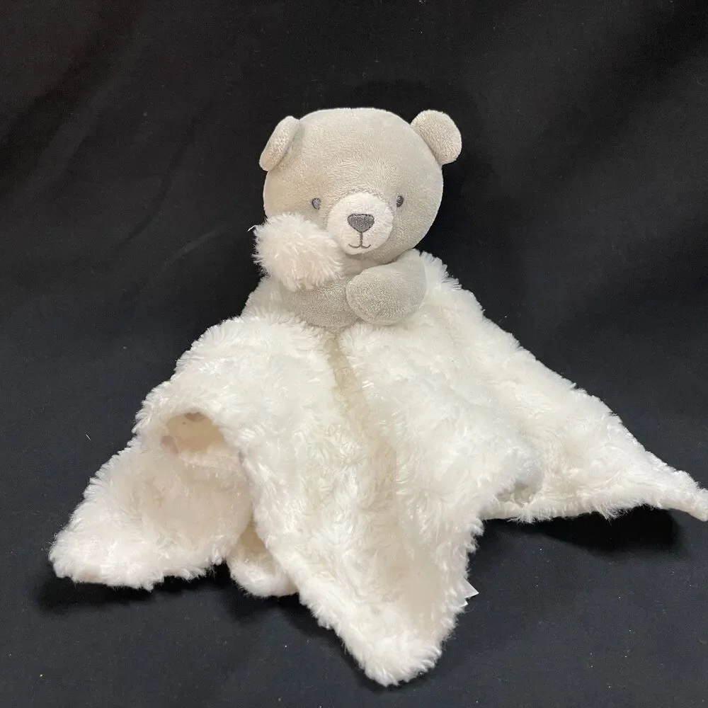 Carters Just One Year Gray Bear Cloud Stars Blanket Lovey Lovie 2020